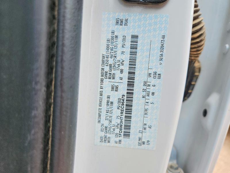 Aukcja sprzedaży 2024 Ford F350 Xl, vin: 1FD8W3HT1REC96479, numer aukcji: 56581356