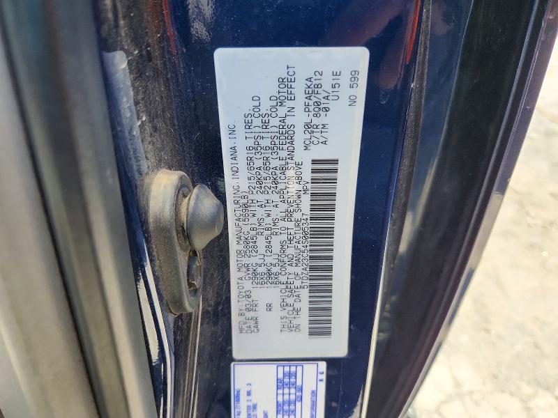 54157876 :رقم المزاد ، 5TDZA23C54S005347 vin ، 2004 Toyota Sienna مزاد بيع