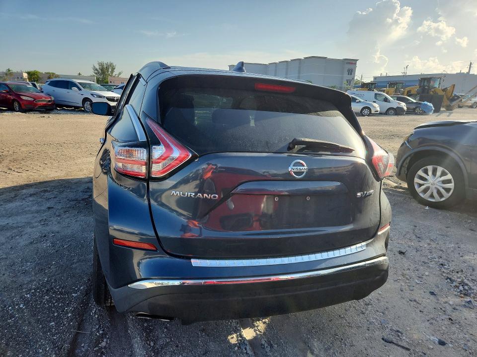 58661286 :رقم المزاد ، 5N1AZ2MH2HN185197 vin ، 2017 Nissan Murano مزاد بيع