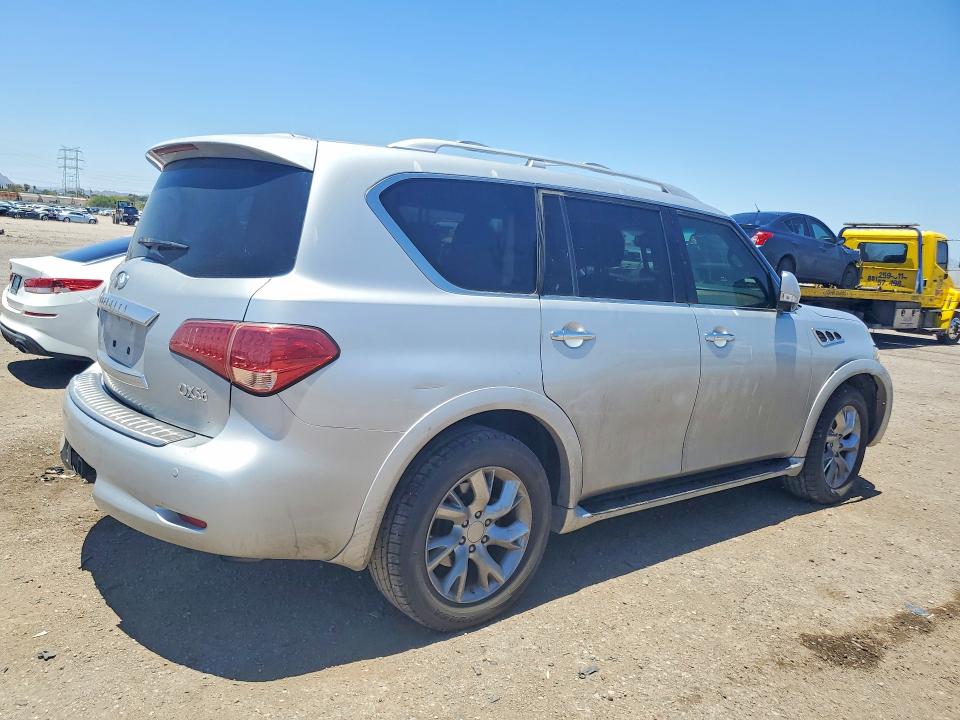 58096796 :رقم المزاد ، JN8AZ2ND2C9715285 vin ، 2012 Infiniti Qx56 مزاد بيع
