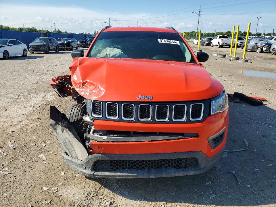 Продажа на аукционе авто 2021 Jeep Compass, vin: 3C4NJDAB3MT504979, номер лота: 57598246