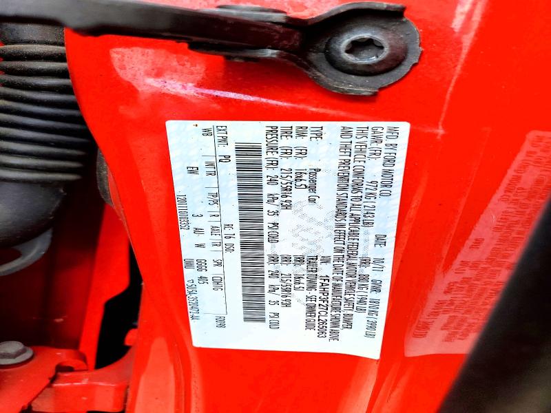 2012 Ford Focus მანქანა იყიდება აუქციონზე, vin: 1FAHP3F27CL265063, აუქციონის ნომერი: 58652006