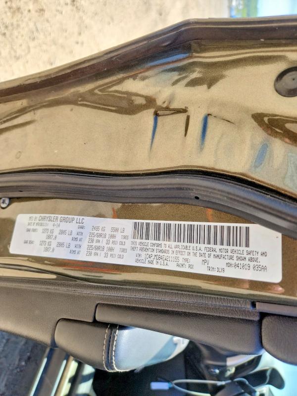 2014 Jeep Cherokee მანქანა იყიდება აუქციონზე, vin: 1C4PJMDB4EW211155, აუქციონის ნომერი: 55651436