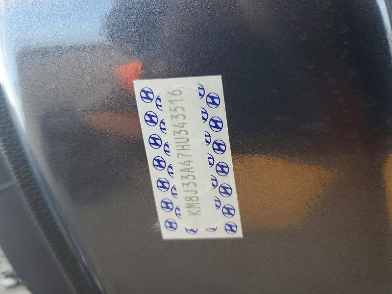 Aukcja sprzedaży 2017 Hyundai Tucson, vin: KM8J33A47HU343516, numer aukcji: 55960016