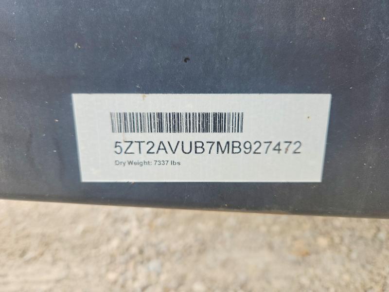 Aukcja sprzedaży 2021 Avenger Travel Tlr, vin: 5ZT2AVUB7MB927472, numer aukcji: 54974526