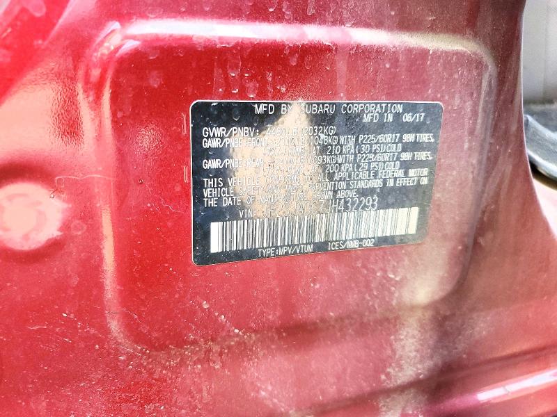 2018 Subaru Forester მანქანა იყიდება აუქციონზე, vin: JF2SJAGC7JH432293, აუქციონის ნომერი: 58650916