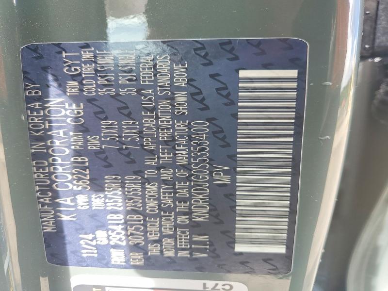 57573546 :رقم المزاد ، KNDRKDJG0S5353400 vin ، 2025 Kia Sorento مزاد بيع
