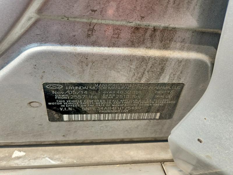 Aukcja sprzedaży 2015 Hyundai Sonata, vin: 5NPE34AB4FH125499, numer aukcji: 41631806