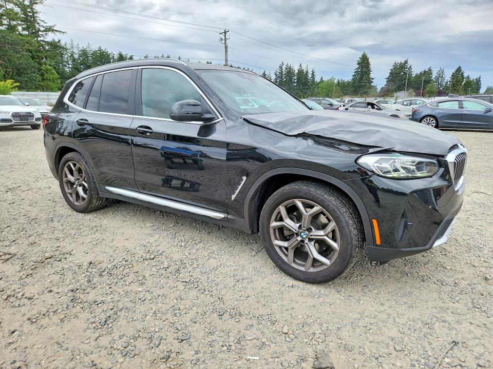 2022 Bmw X3 მანქანა იყიდება აუქციონზე, vin: 5UX53DP06N9J50688, აუქციონის ნომერი: 55675756