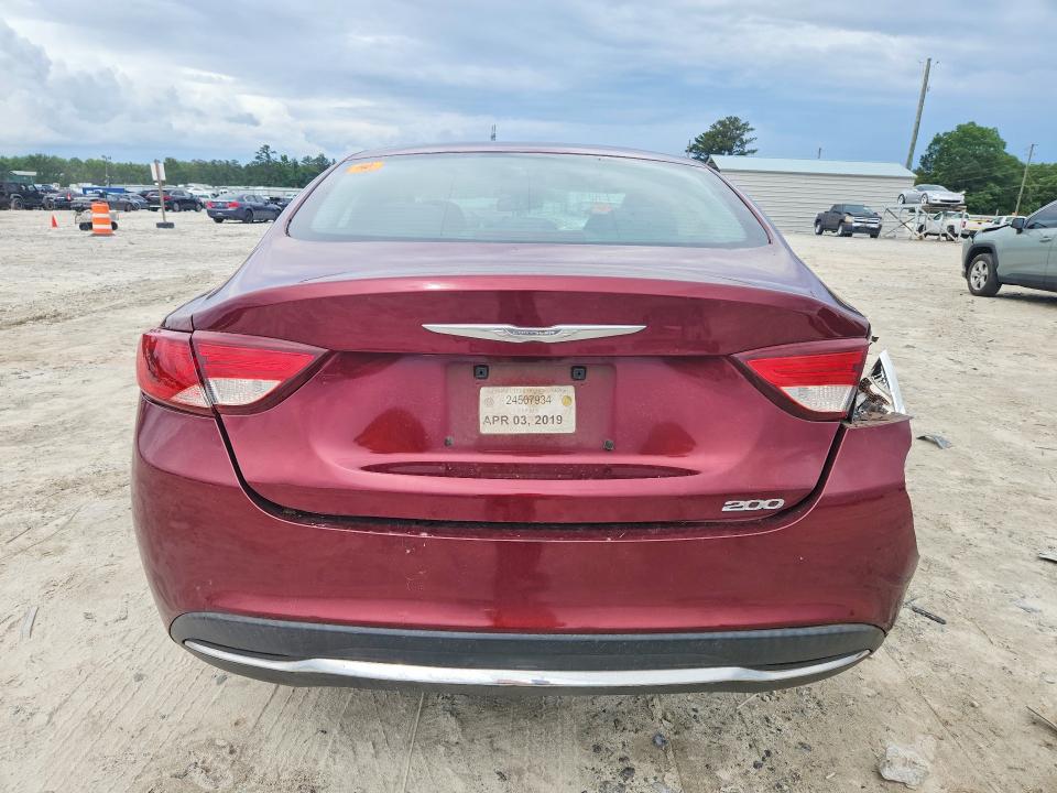 58130726 :رقم المزاد ، 1C3CCCAB8FN751515 vin ، 2015 Chrysler 200 مزاد بيع