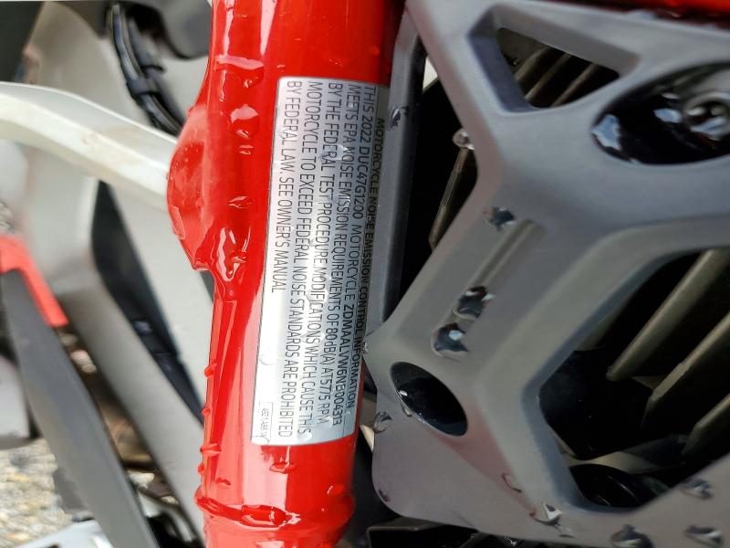 Продажа на аукционе авто 2022 Ducati Multistrada, vin: ZDMAALVW6NB004313, номер лота: 56247566