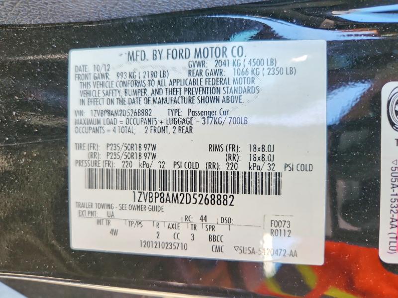 Продаж на аукціоні авто 2013 Ford Mustang, vin: 1ZVBP8AM2D5268882, номер лоту: 56034766