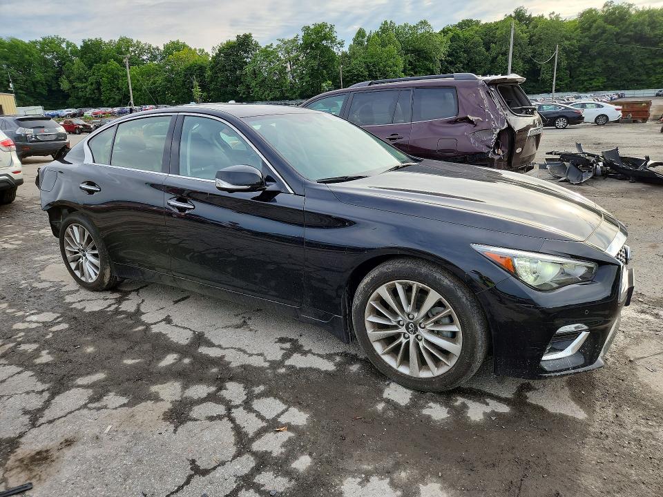 2021 Infiniti Q50 მანქანა იყიდება აუქციონზე, vin: JN1EV7BR1MM752710, აუქციონის ნომერი: 58298686