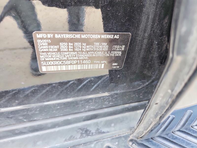 Aukcja sprzedaży 2015 Bmw X5, vin: 5UXKR0C58F0P11460, numer aukcji: 57843406