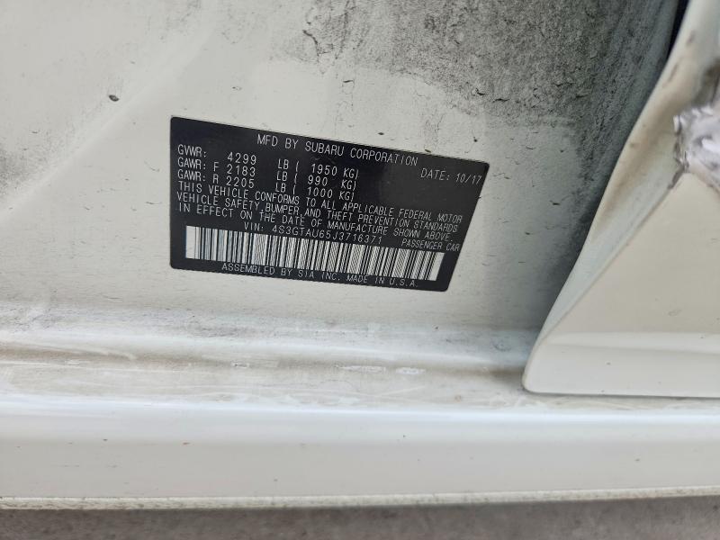 57412686 :رقم المزاد ، 4S3GTAU65J3716371 vin ، 2018 Subaru Impreza مزاد بيع