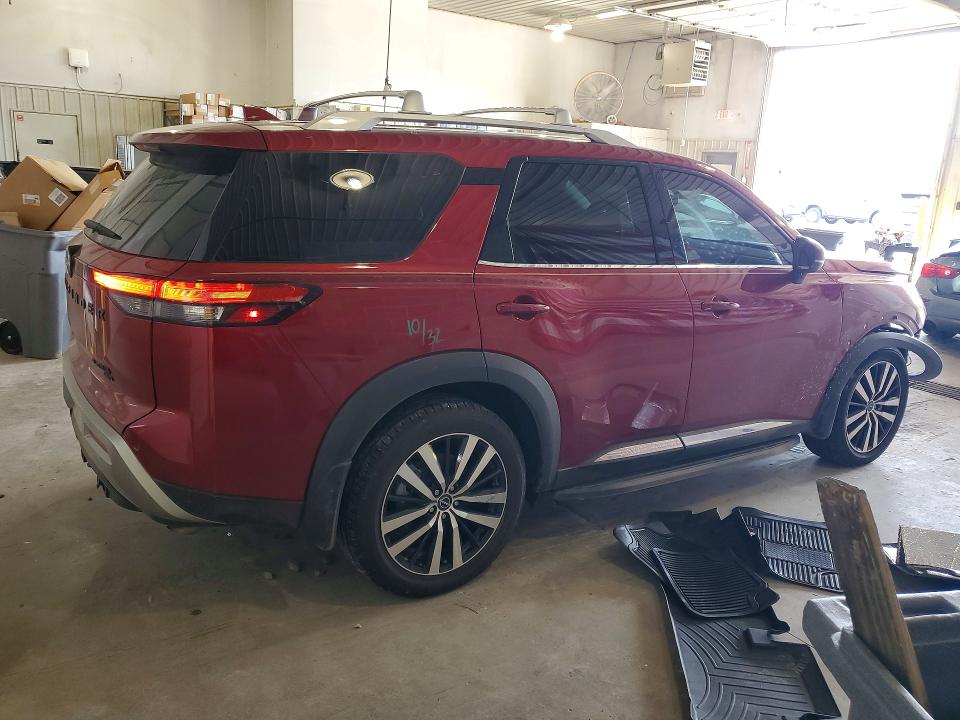 57887786 :رقم المزاد ، 5N1DR3DK9PC275505 vin ، 2023 Nissan Pathfinder مزاد بيع