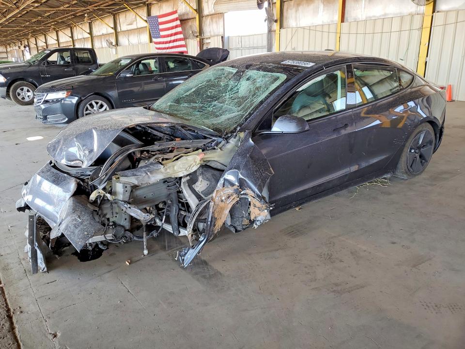 57539056 :رقم المزاد ، 5YJ3E1EBXMF927948 vin ، 2021 Tesla Model 3 مزاد بيع