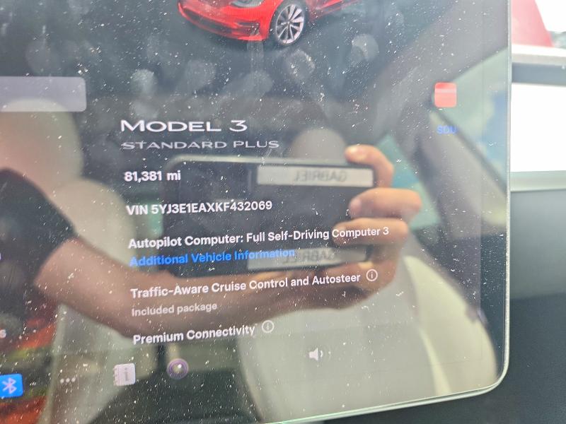 56812176 :رقم المزاد ، 5YJ3E1EAXKF432069 vin ، 2019 Tesla Model 3 مزاد بيع