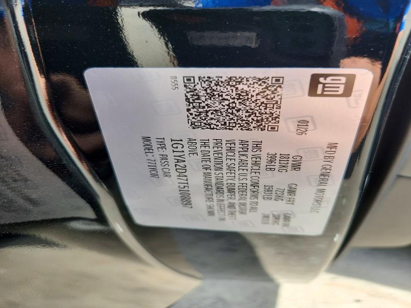 Продажа на аукционе авто 2026 Chevrolet Corvette, vin: 1G1YA2D47T5108897, номер лота: 54548386