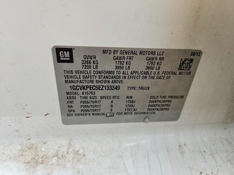 Продажа на аукционе авто 2014 Chevrolet Silverado, vin: 1GCVKPEC5EZ133349, номер лота: 56872586