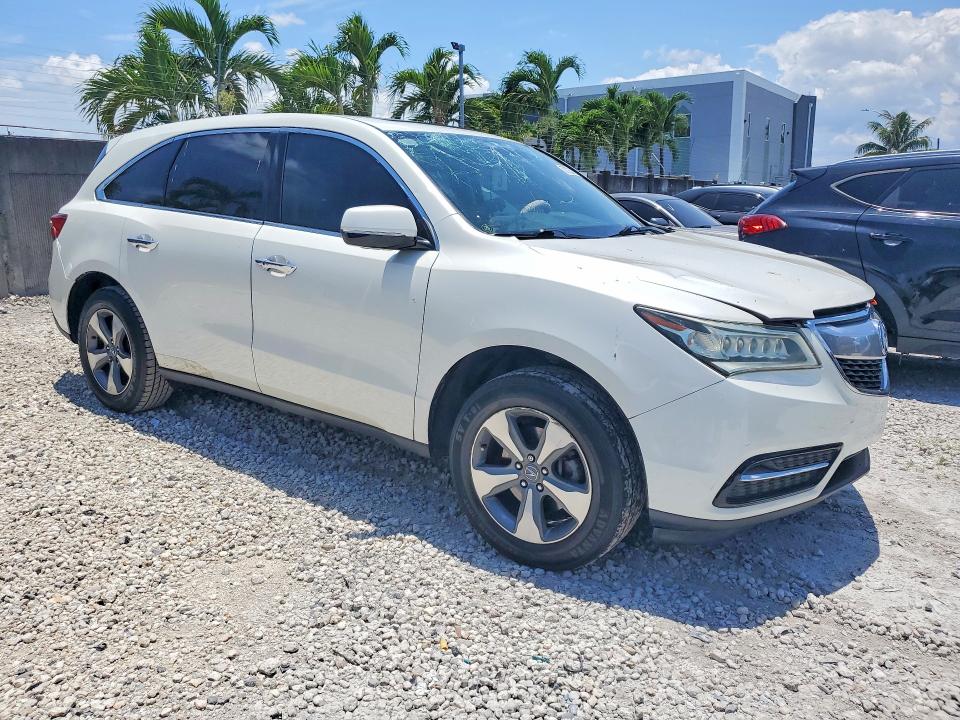 Продажа на аукционе авто 2016 Acura Mdx, vin: 5FRYD3H25GB016204, номер лота: 57022416
