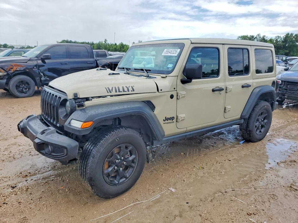 Продажа на аукционе авто 2022 Jeep Wrangler Unlimited, vin: 1C4HJXDN8NW276171, номер лота: 55646326