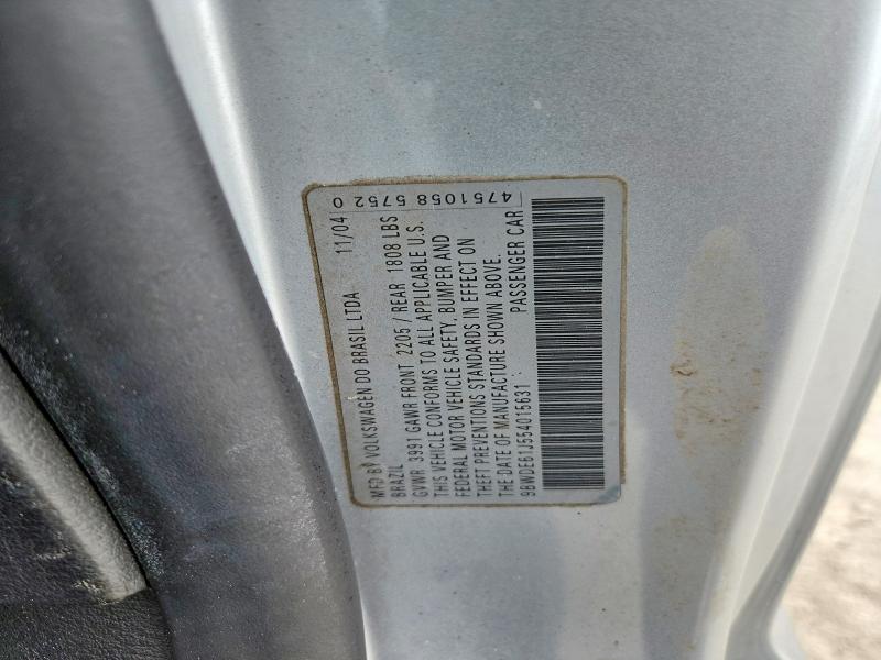 Продажа на аукционе авто 2005 Volkswagen Gti, vin: 9BWDE61J554015631, номер лота: 55832686