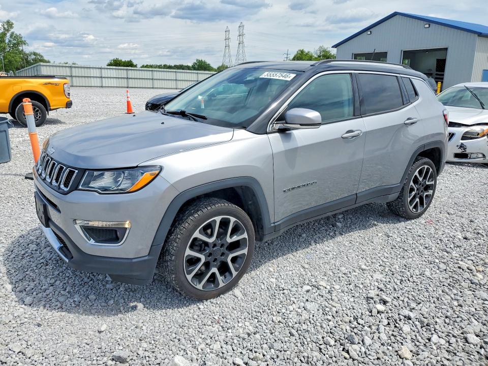 2018 Jeep Compass მანქანა იყიდება აუქციონზე, vin: 3C4NJDCB0JT104614, აუქციონის ნომერი: 55557546