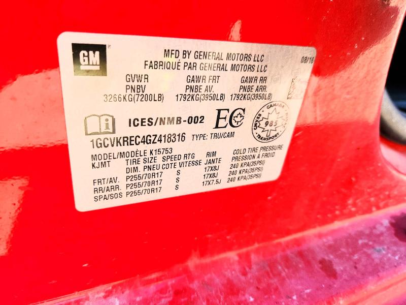 Продажа на аукционе авто 2016 Chevrolet Silverado, vin: 1GCVKREC4GZ418316, номер лота: 56658876