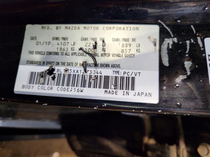 55742916 :رقم المزاد ، JM1BL1H5XA1273044 vin ، 2010 Mazda 3 مزاد بيع