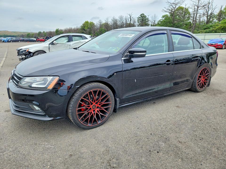 2016 Volkswagen Jetta მანქანა იყიდება აუქციონზე, vin: 3VWL17AJXGM323583, აუქციონის ნომერი: 58830516