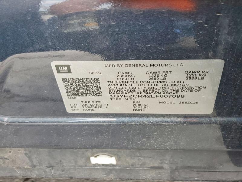 Продажа на аукционе авто 2020 Cadillac Xt4, vin: 1GYFZCR42LF007096, номер лота: 57701236