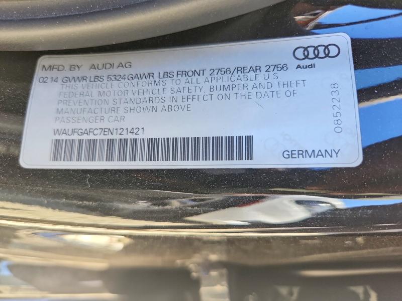 59108736 :رقم المزاد ، WAUFGAFC7EN121421 vin ، 2014 Audi A6 مزاد بيع