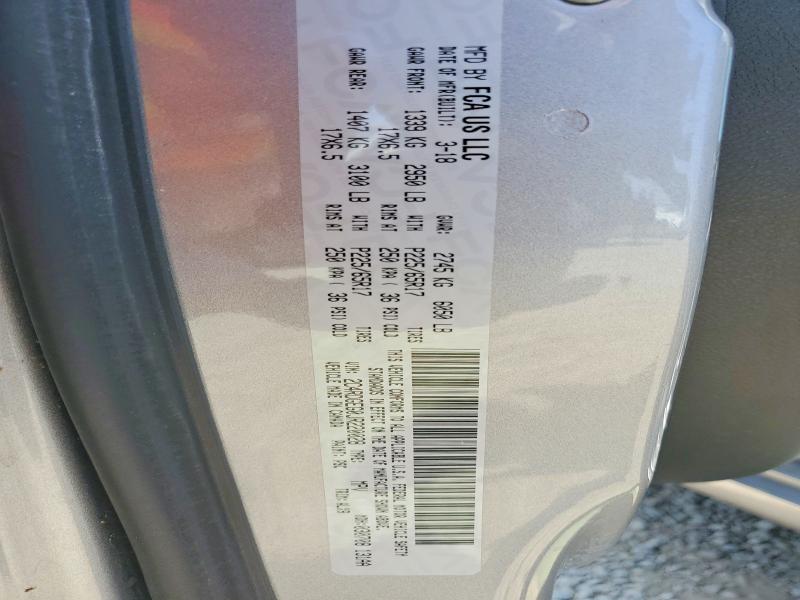 56077966 :رقم المزاد ، 2C4RDGEG0JR220028 vin ، 2018 Dodge Grand Caravan مزاد بيع