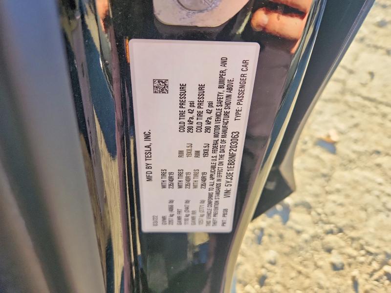 Продаж на аукціоні авто 2022 Tesla Model 3, vin: 5YJ3E1EB8NF203063, номер лоту: 58440166