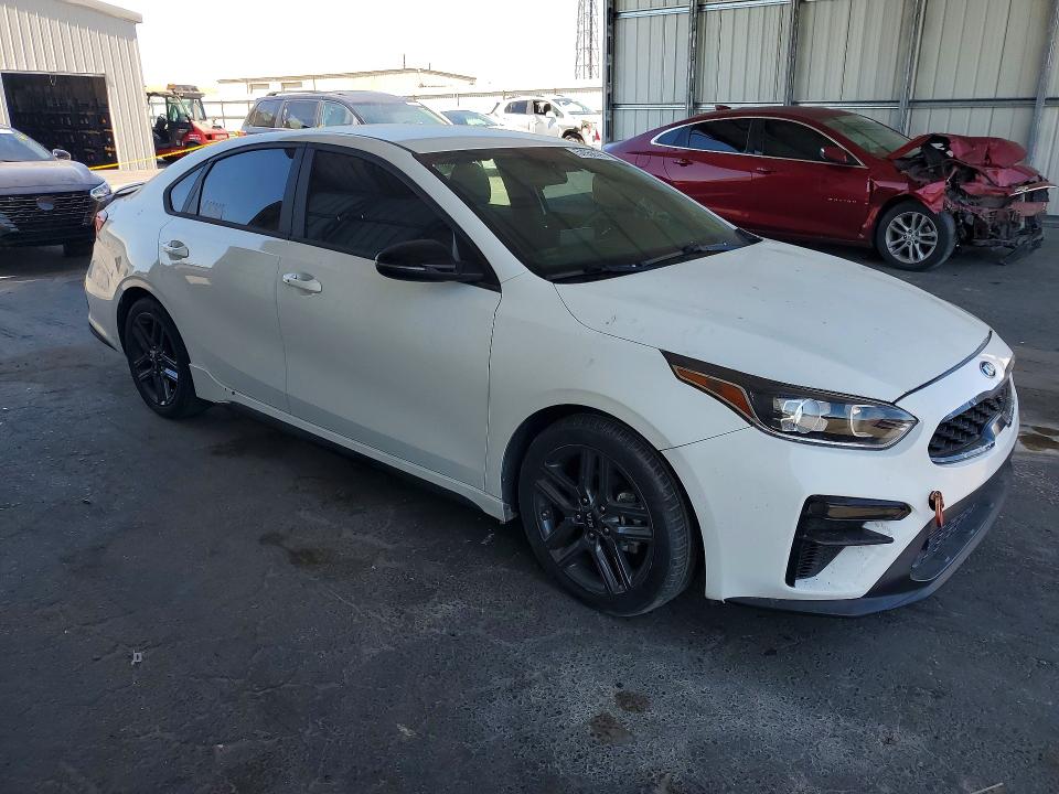 57558596 :رقم المزاد ، 3KPF34ADXME406648 vin ، 2021 Kia Forte مزاد بيع