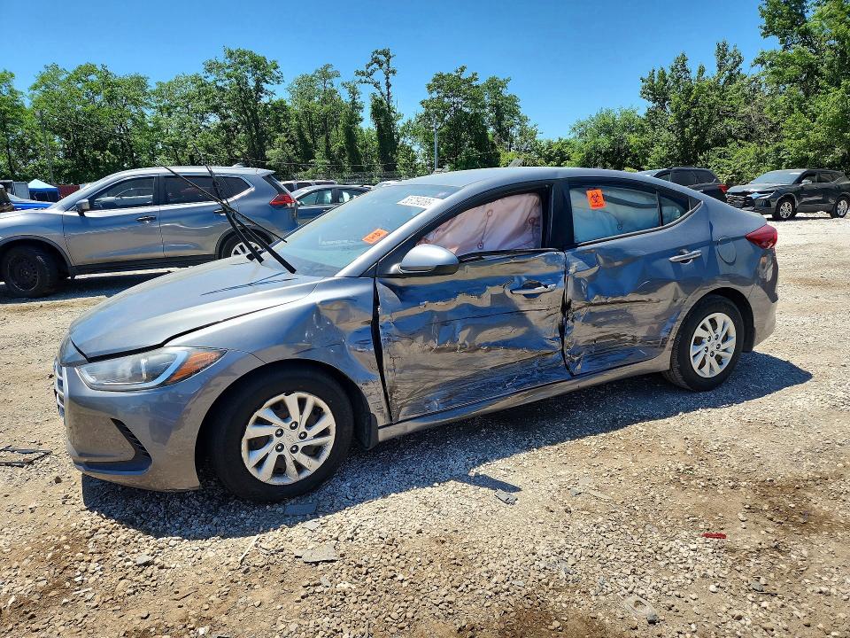 2018 Hyundai Elantra მანქანა იყიდება აუქციონზე, vin: 5NPD74LFXJH354990, აუქციონის ნომერი: 55759086