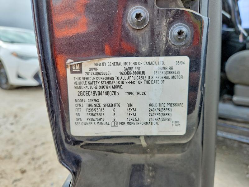 Продажа на аукционе авто 2004 Chevrolet Silverado, vin: 2GCEC19V041400703, номер лота: 56673786