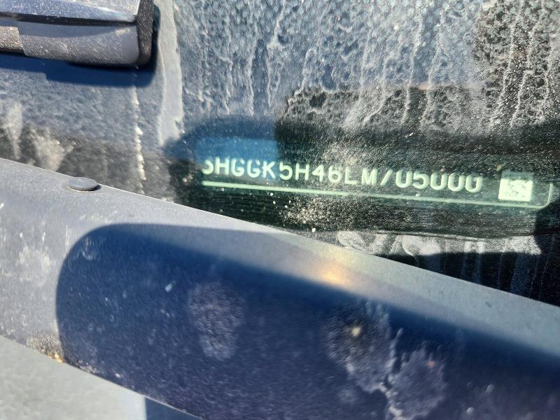 56537476 :رقم المزاد ، 3HGGK5H46LM705000 vin ، 2020 Honda Fit مزاد بيع