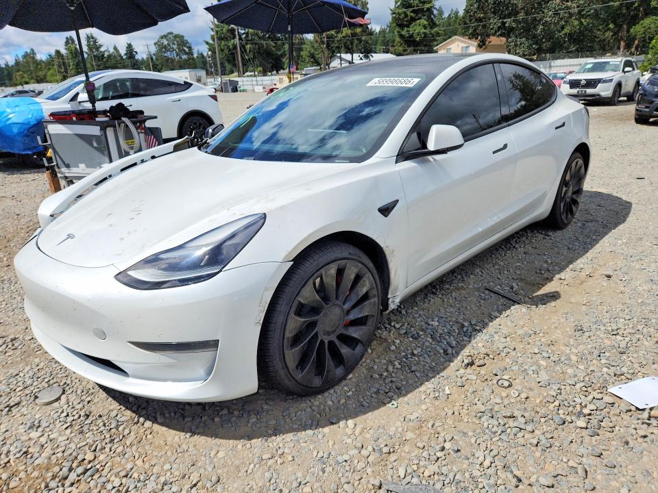 Aukcja sprzedaży 2021 Tesla Model 3, vin: 5YJ3E1EC3MF991029, numer aukcji: 58998686