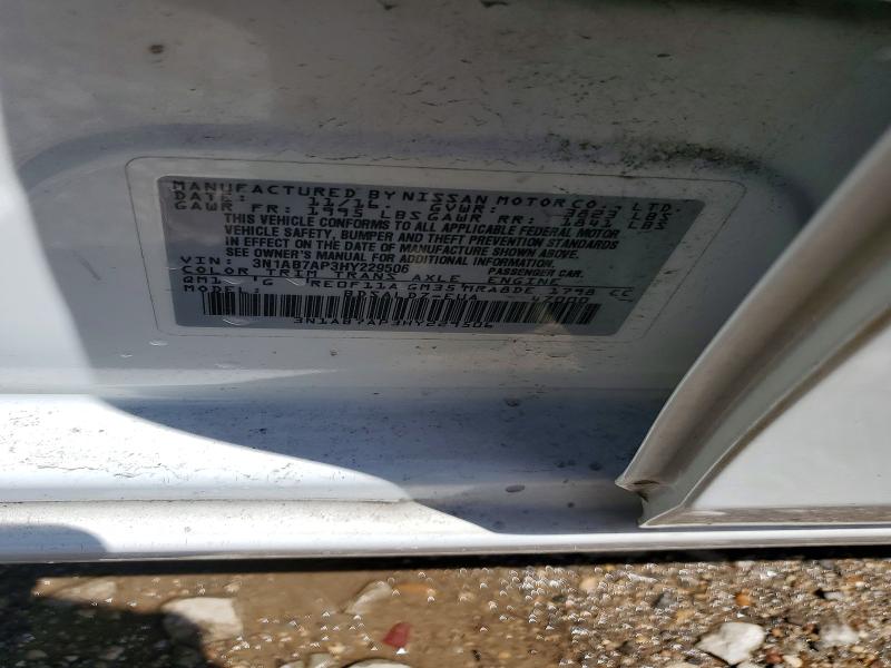 Aukcja sprzedaży 2017 Nissan Sentra, vin: 3N1AB7AP3HY229506, numer aukcji: 55860326