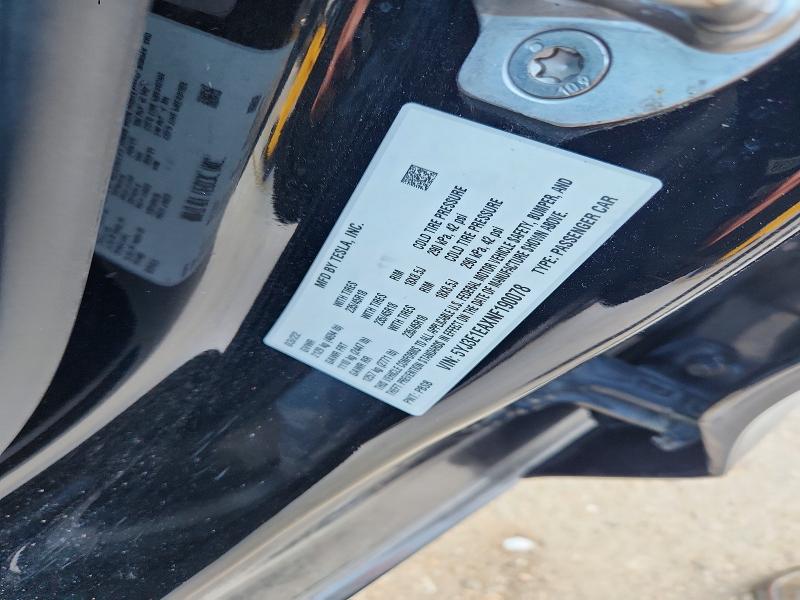 Aukcja sprzedaży 2022 Tesla Model 3, vin: 5YJ3E1EAXNF190078, numer aukcji: 57147686