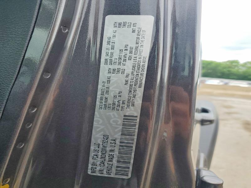Продажа на аукционе авто 2021 Jeep Wrangler Unlimited, vin: 1C4HJXDN3MW762420, номер лота: 57140496