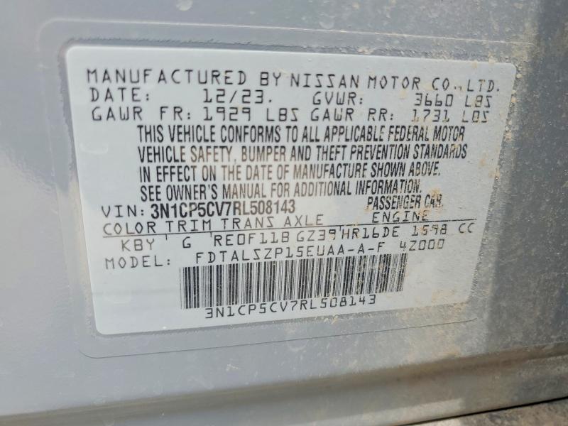 Aukcja sprzedaży 2024 Nissan Kicks, vin: 3N1CP5CV7RL508143, numer aukcji: 57436066