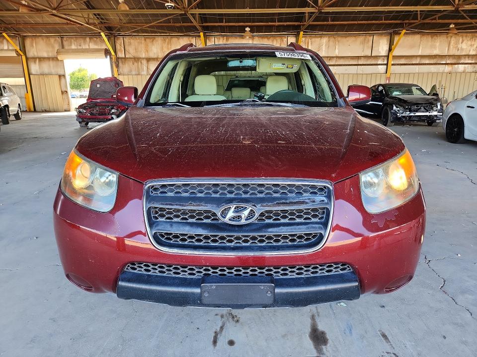 57598396 :رقم المزاد ، 5NMSG73D67H076859 vin ، 2007 Hyundai Santa Fe مزاد بيع