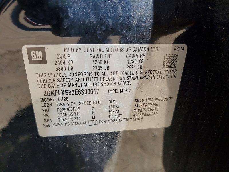 Aukcja sprzedaży 2014 Gmc Terrain, vin: 2GKFLXE35E6300617, numer aukcji: 57538546