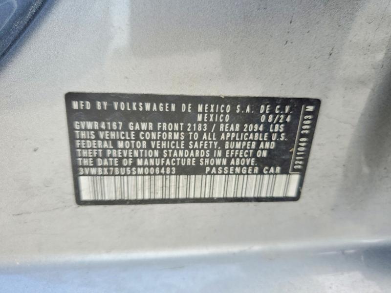 Продаж на аукціоні авто 2025 Volkswagen Jetta, vin: 3VWBX7BU5SM006483, номер лоту: 58821546