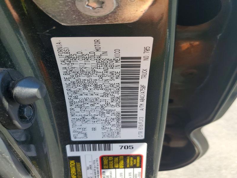 55628926 :رقم المزاد ، 3TMMU52N69M009601 vin ، 2009 Toyota Tacoma مزاد بيع