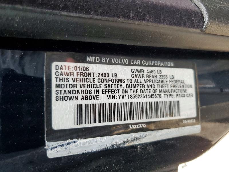 Aukcja sprzedaży 2006 Volvo S80, vin: YV1TS592361445676, numer aukcji: 57332206