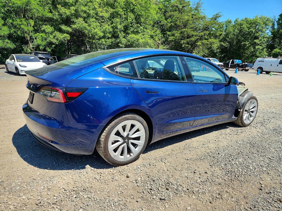 Продажа на аукционе авто 2022 Tesla Model 3, vin: 5YJ3E1EA4NF370446, номер лота: 56135636